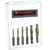 Menetfúrók készletben műanyag tokban M3-M10 (6 db-os) HSS Titanium TC Technic DN-F1284-1