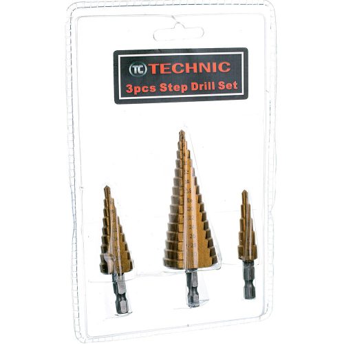 Kúpos lépcsős fúrószárak fémhez 4-32 HSS titanium