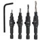 Fa fúrószárak sűllyesztővel bit csatlakozással 6-12 mm-es furatokhoz (4 darabos) TC Technic F1286
