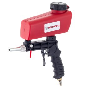   Homokfúvó pisztoly felső tartállyal modellezéshez, kicsi kompresszorokhoz Technic Lp-19e