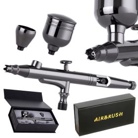   Prémium modellező airbrush festőpisztoly 0.3 mm-es fúvókával, 2 tartállyal  Technic X301