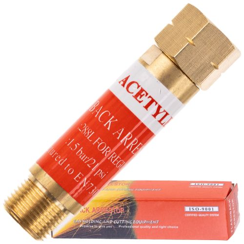 Acetilén, propán égő biztosíték 3/8"-3/8" TC Technic R2103AC