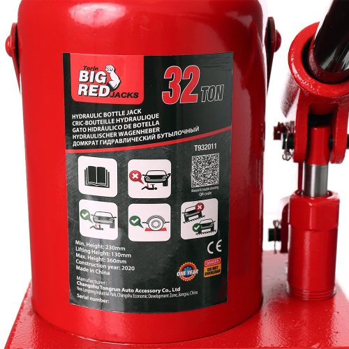 Hidraulikus oszlop emelő Big Red T932011D 32 Tonnás teherbírás TIR