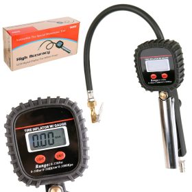   Gumiabroncs felfújó pisztoly digitális LCD nyomásmérővel