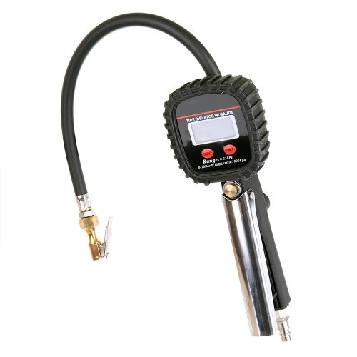 Gumiabroncs felfújó pisztoly digitális LCD nyomásmérővel