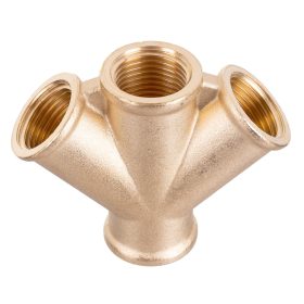   Sárgaréz elosztó pneumatikus rendszerekhez 3+1 1/2"   Technic W04