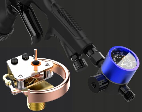 Italco Model One szórópisztoly nyomáscsökkentő 1/4" 