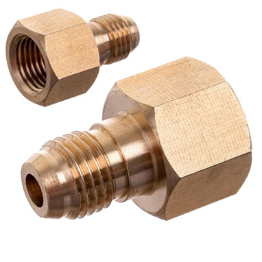 Nitrogén reduktor adapter 1/4" belső menet - 1/4" külső menet, SAE
