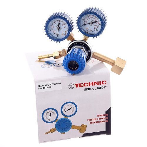 Oxigén reduktor, nyomásszabályzó mérőórával 200 bar 3/4"  TC Technic 2074NS