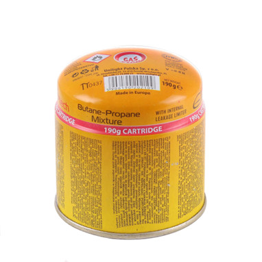 Gázpatron égőfejekhez 7/16" propán-bután elico camp 190g (átszakadó fedeles)