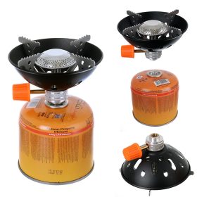   Hordozható mini gáztűzhely kempingezéshez és turisztikai célokra + 300g-os gázpatron