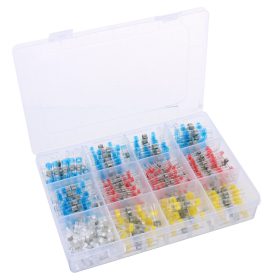   Hőre zsugorodó forrasztóhüvely készlet ónnal vízálló kötésekhez (400 db) 0,25-6,0 mm2 TC Technic SC400