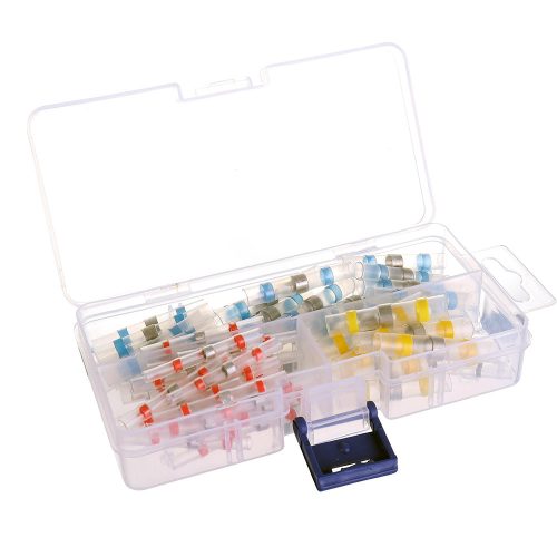 Hőre zsugorodó forrasztóhüvely készlet ónnal vízálló kötésekhez (80 db) 0,25-6,0 mm2 TC Technic SC80