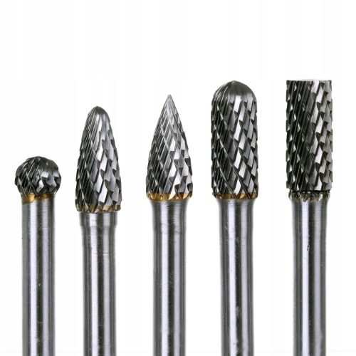 Vídia marószár készlet (5 db) 6 mm-es befogású csíszolókhoz TC Technic SK2711