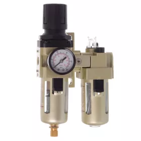   Levegő előkészítő egység - szűrő, szárító, pneumatikus olajozó 1/4"  Technic AC3010-02