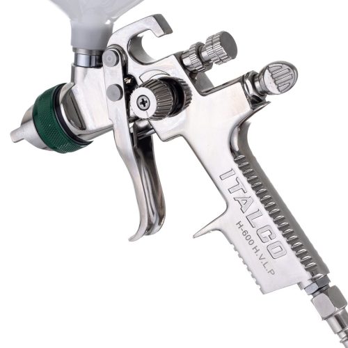 Professzionális fémházas festékpisztoly 1,3 mm-es fúvókával Italco H-600 HVLP