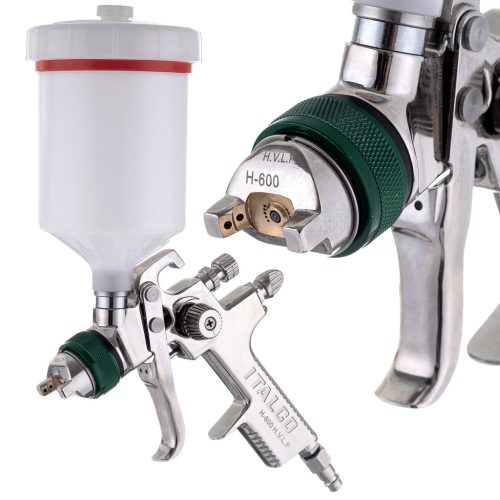 Professzionális fémházas festékpisztoly 1,3 mm-es fúvókával Italco H-600 HVLP