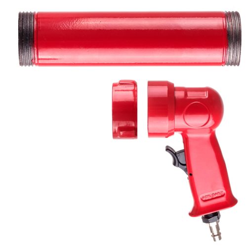 Pneumatikus fém szilikonpisztoly - standard Kompatibilitás, 215x50 mm tartály, 168 l/min levegő Igénnyel dolgozik TC Technic LK-03A