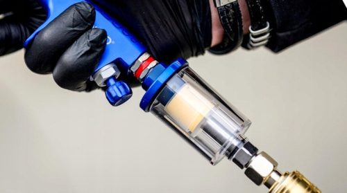 Levegőszűrő, vízleválasztó szeparátor festékszóró pisztolyokhoz 1/4" csatlakozással SicoPro MF-80-Sico