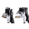 Minőségi HVLP festékpisztoly készlet  0.8, 1.4, 1.7 mm-es fúvókával (600ml, 125ml) TC Technic SET827