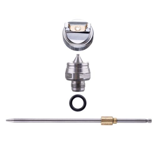 Minőségi HVLP festékpisztoly készlet  0.8, 1.4, 1.7 mm-es fúvókával (600ml, 125ml) TC Technic SET827