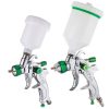 Professzionális HVLP festékszóró készlet - 3 db úvóka (0,8mm, 1,4mm, 1,7mm), két pisztoly, 600ml és 125ml tartály TC Technic SET601