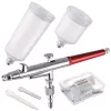 TC Technic B-130CP professzionális airbrush festékszóró pisztoly (0,4 mm, 2 db tartállyal)