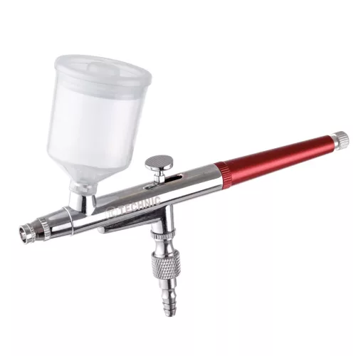 TC Technic B-130CP professzionális airbrush festékszóró pisztoly (0,4 mm, 2 db tartállyal)