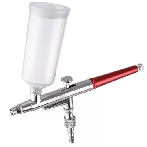 TC Technic B-130CP professzionális airbrush festékszóró pisztoly (0,4 mm, 2 db tartállyal)