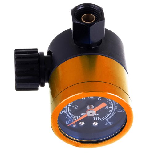 ITALCO MODEL ONE GOLD nyomásmérő, nyomáscsökkentő szórópisztolyokhoz - 0-10 Bar, 600 l/min