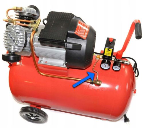 60 cm-es rugalmas cső kompresszorok visszacsapó szelepének nyomáskapcsolóra kötéséhez TC Technic AACE060