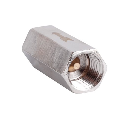 Lineáris visszacsapó szelep kompresszorhoz 1/8" menetes csatlakozással - 15 bar 35mm hosszú