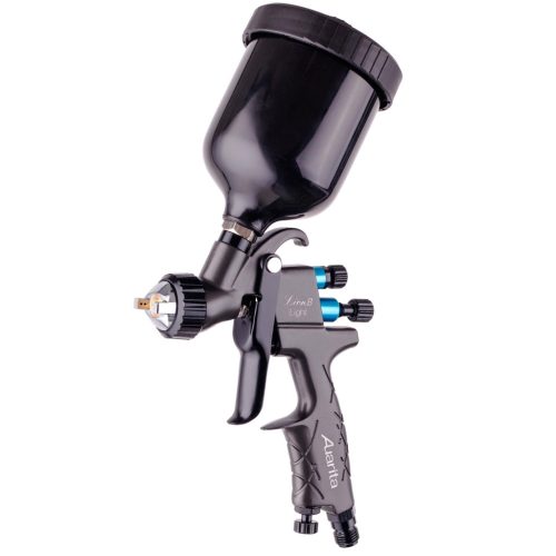 Mini HVLP szórópisztoly kis kompresszorokhoz 1,0 mm-es fúvókával Auarita Lion B Light (250 ml)