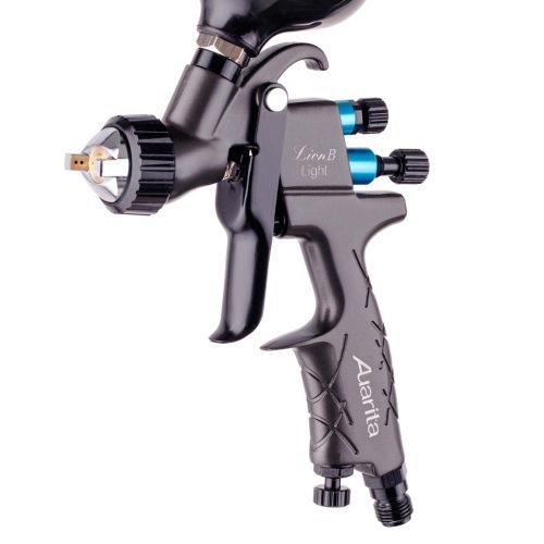 Mini HVLP szórópisztoly kis kompresszorokhoz 1,2 mm-es fúvókával Auarita Lion B Light (250 ml)
