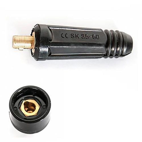 Csatlakozóaljzat-készlet hegesztőgépekhez 35-50 mm-es kábelhez