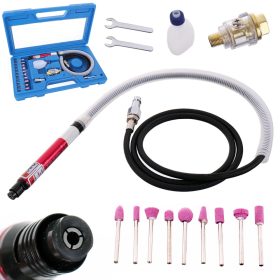   Pneumatikus mini köszörű készlet műanyag kofferben Rotake RT-1211K2 (3 mm-es tokmány)