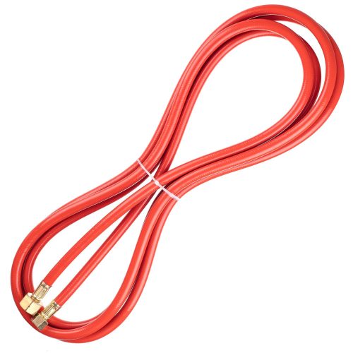 Propán-bután csatlakozó tömlő, 5 méteres, 11 kg-os gázpalackokhoz 21,8x1/4 x 3/8