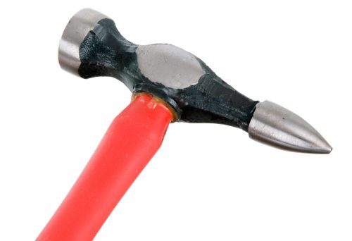 Bádogos lemezkalapács készlet műanyag kofferben 4 db üllő, 3 db kalapács LT-A1226-2  26 cm