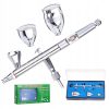 Professzionális airbrush pisztoly 0,5 mm-es fúvókával 3 tartállyal Fengda BD-183 