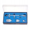 Professzionális airbrush pisztoly 0,5 mm-es fúvókával 3 tartállyal Fengda BD-183 