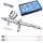 Modellező airbrush festékszóró készlet 3 fúvókával és gyorscsatlakozóval 0.2, 0.3, 0.5 mm Technic HS-80KT