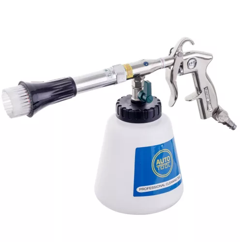 Prémium pneumatikus kárpitmosó pisztoly elszívó csővel porszívó csatlakoztatáshoz TORNADO TCG-02 (Deep Cleaning Gun)