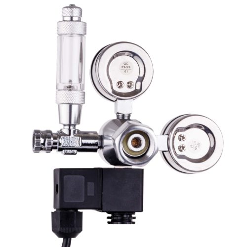 CO2 reduktor mágnesszeleppel, buborékszámlálóval épített akváriumokhoz  (230V) TC Technic TC-T-BBL