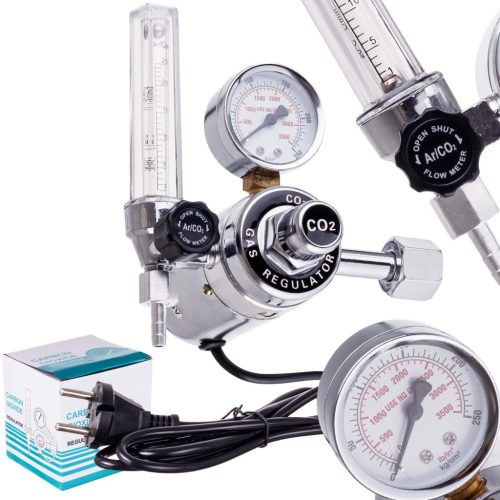 CO2/argon reduktor rotaméterrel és fűtőberendezéssel (fagyásmentesítéssel) TC Technic