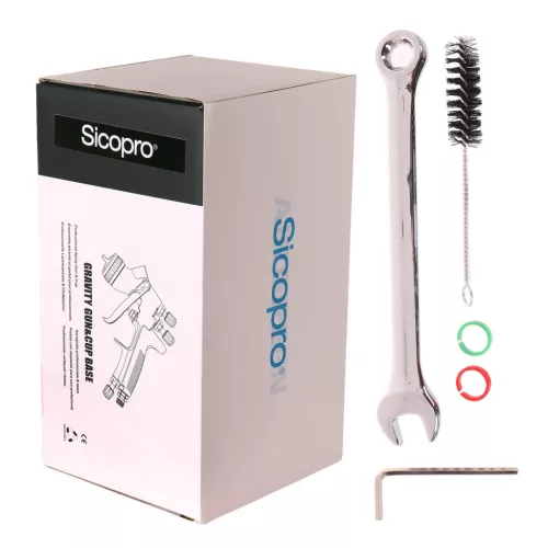 Professzionális HVLP festékpisztoly 1,3mm, 600 ml  Sicopro SK735HVLP-1.3