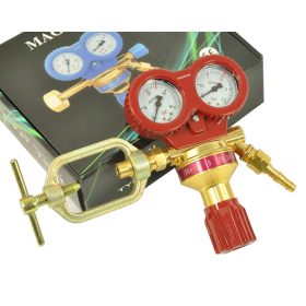   Nagy kapacítású acetilén reduktor nyomásmérővel és nyomásszabályzóval 5000 l/h!  - TC Technic AR-130