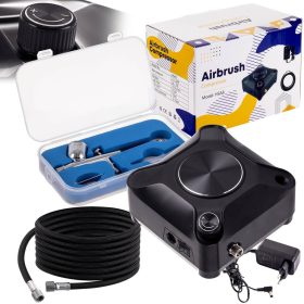   Professzionális mini airbrush készlet 0,3 mm-es fúvókával Auto start-stop szabályzással  - HSA8K