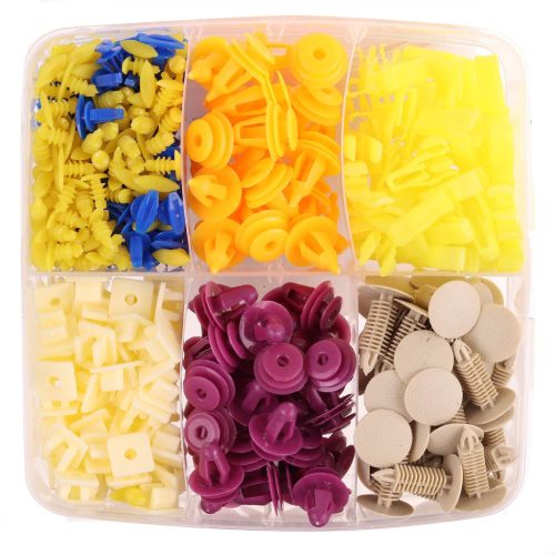 1240 darabos univerzális kárpit kapocs készlet (klipszek, rögzítők, leszedők) TC TEchnic