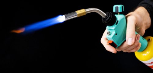 MAPP propán gázégő turbó forrasztáshoz 1900°C + 1 db EliCo MAPP gázpatron TC Technic 012CGA+1x