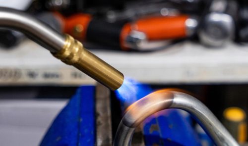 MAPP vezetékes gázégő turbó forrasztáshoz + 2 db Castolin gázpalack TC Technic 110CGA-2X